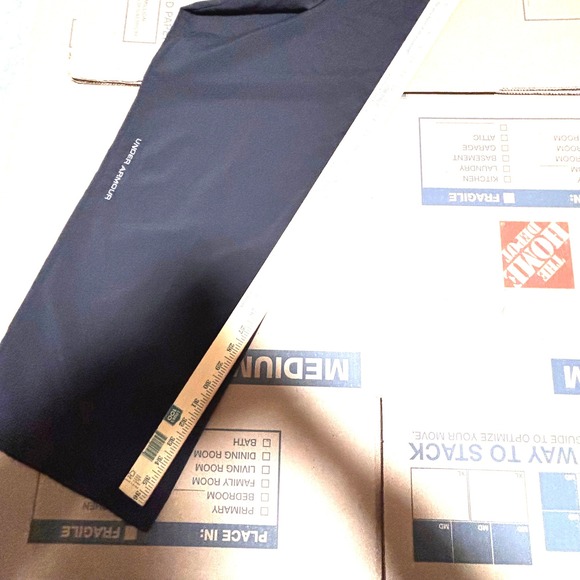 Under Armour Mens Black Loose Fit Golf Pants Size 46 - Picture 10 of 13